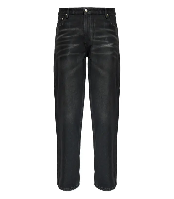 AUSTIN COATED JEANS BLACK