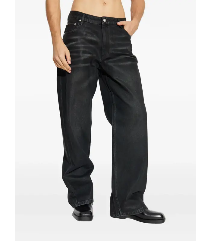 AUSTIN COATED JEANS BLACK