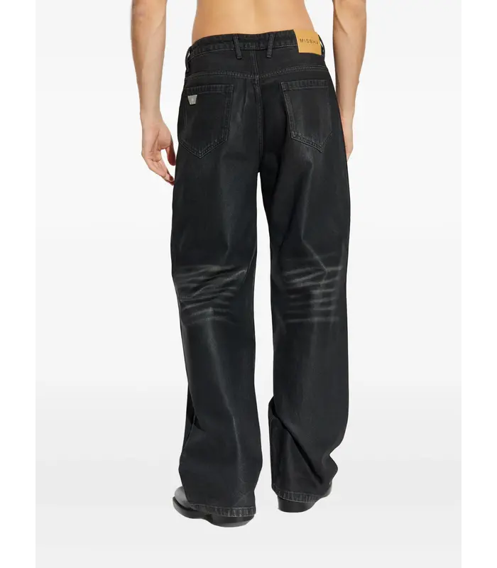 AUSTIN COATED JEANS BLACK