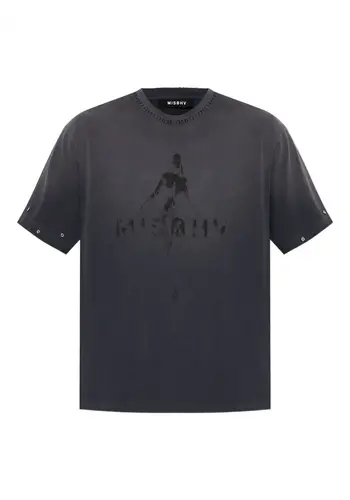 MISBHV vintage washed out t-shirt washed black