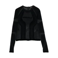 FLOCK MESH SPORT LONGSLEEVE TOP