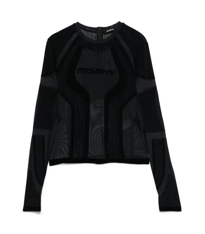 FLOCK MESH SPORT LONGSLEEVE TOP
