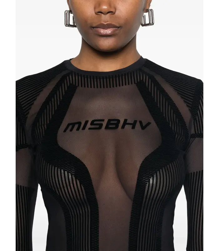 FLOCK MESH SPORT LONGSLEEVE TOP