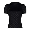 MISBHV LYCRA MONOGRAM T-SHIRT BLACK