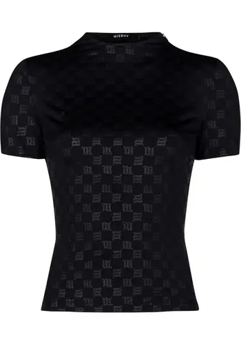 MISBHV lycra monogram t-shirt black