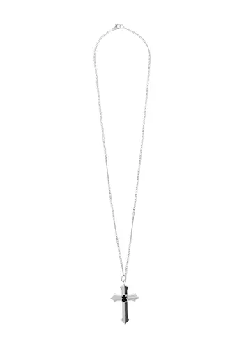 MISBHV stone cross necklace