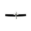 MISBHV CHOKER WITH RIBBON SILVER S