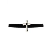 CHOKER WITH RIBBON SILVER S