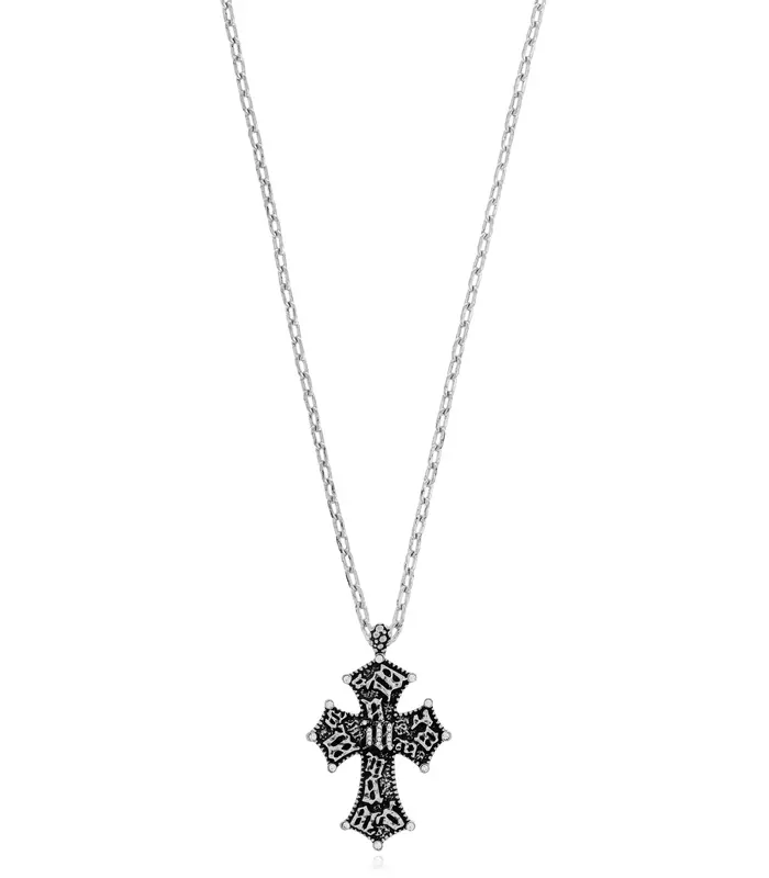 PREACHER VINTAGE CHAIN NECKLACE PEWTER