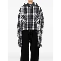HOODIES CHECK SHIRT BLACK