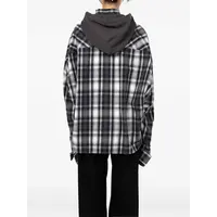 HOODIES CHECK SHIRT BLACK