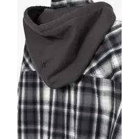 HOODIES CHECK SHIRT BLACK