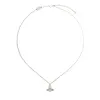 VIVIENNE WESTWOOD NARCISSA PENDANT PLATINUM WHITE