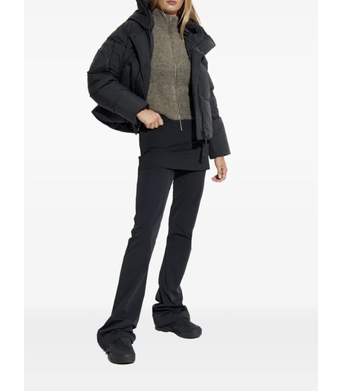 Tasna Mohair Zip Up Sweater Dark Taupe
