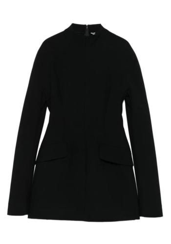 SPORTMAX tefrite dress dark grey