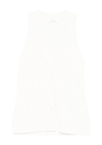 MAXMARA bimba waistcoat ivory