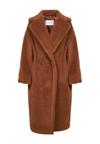 MAXMARA tedgirl coat brown bronze