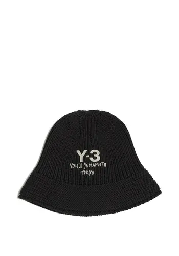 Y-3 knit bucket black