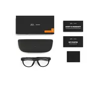 HSTN META GLASSES BLACK/CLEAR