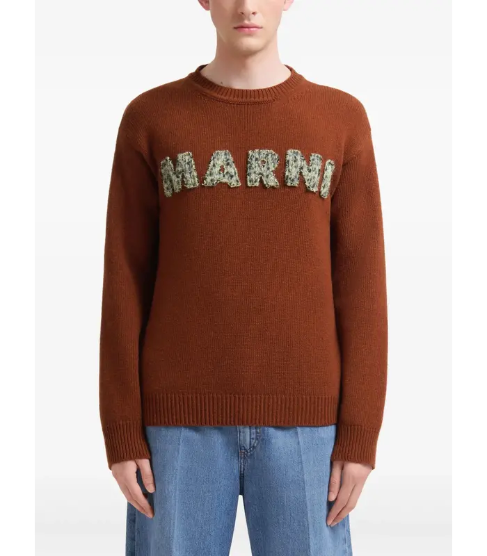 ROUNDNECK SWEATER BROWN