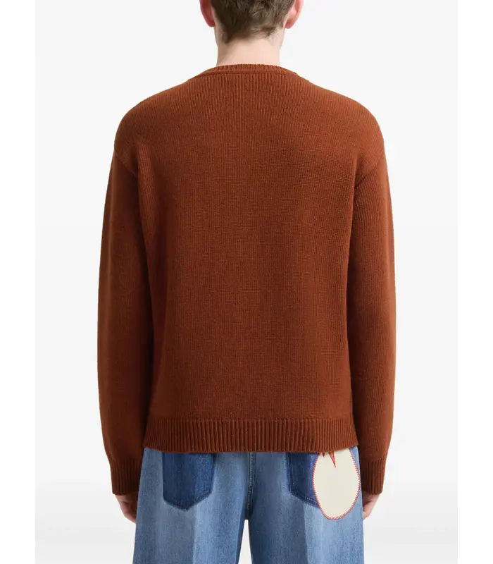 ROUNDNECK SWEATER BROWN