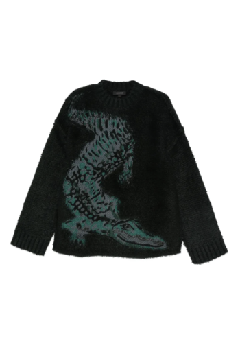 LACOSTE sweater manuel varech fonce/multico LACOSTE sweater manuel varech fonce/multico