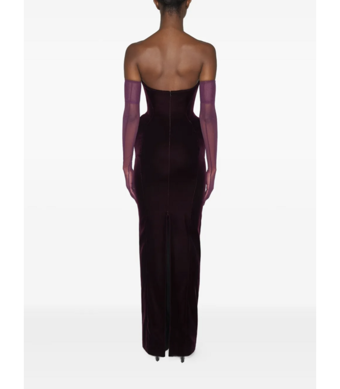 ROBE DARK BURGUNDY
