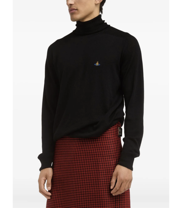 FISHERMAN TURTLENECK BLACK