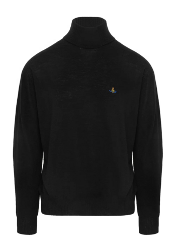 VIVIENNE WESTWOOD fisherman turtleneck black