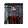 VIVIENNE WESTWOOD check SCARF RED