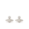 VIVIENNE WESTWOOD NARCISSA EARRINGS PLATINUM WHITE