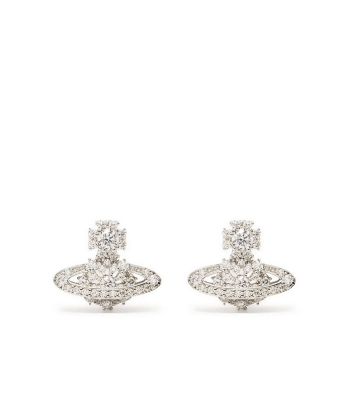 NARCISSA EARRINGS PLATINUM WHITE