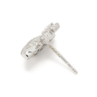 NARCISSA EARRINGS PLATINUM WHITE
