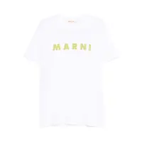 LOGO T-SHIRT WHITE/YELLOW
