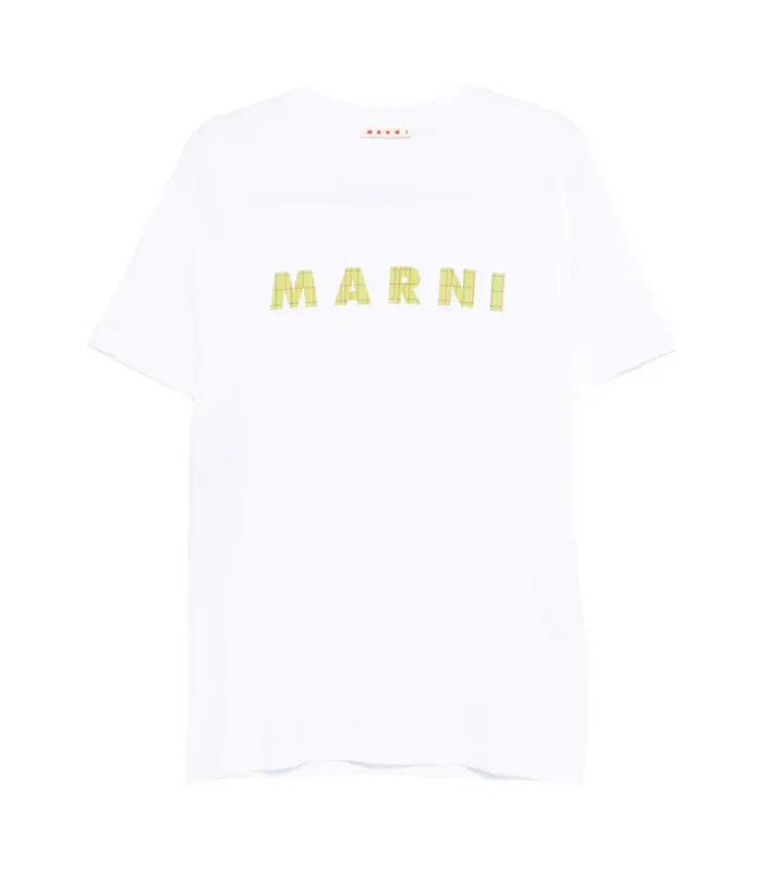 LOGO T-SHIRT WHITE/YELLOW