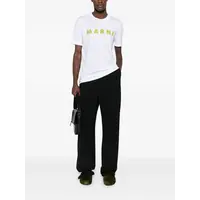 LOGO T-SHIRT WHITE/YELLOW
