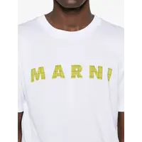 LOGO T-SHIRT WHITE/YELLOW