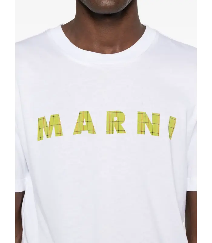LOGO T-SHIRT WHITE/YELLOW
