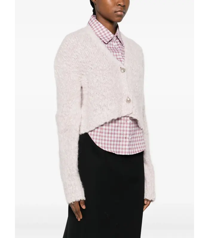 CROPPED CARDIGAN PINK