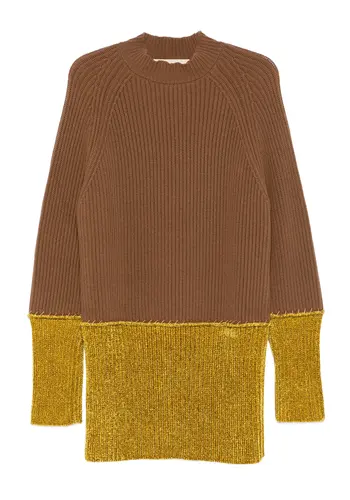 MARNI turtleneck sweater brown