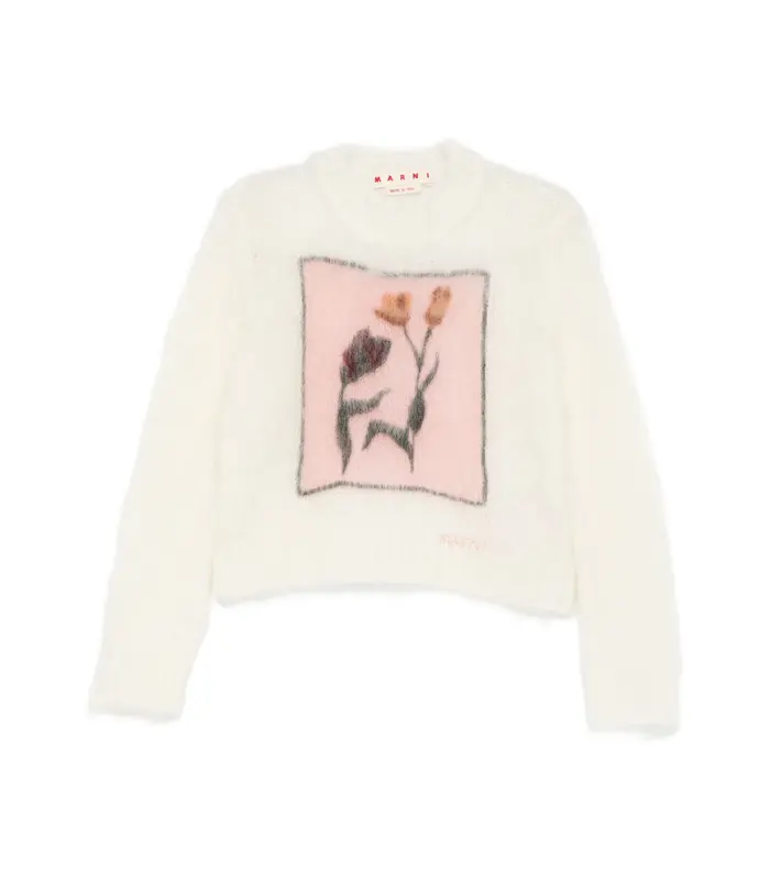 ROUNDNECK SWEATER WHITE