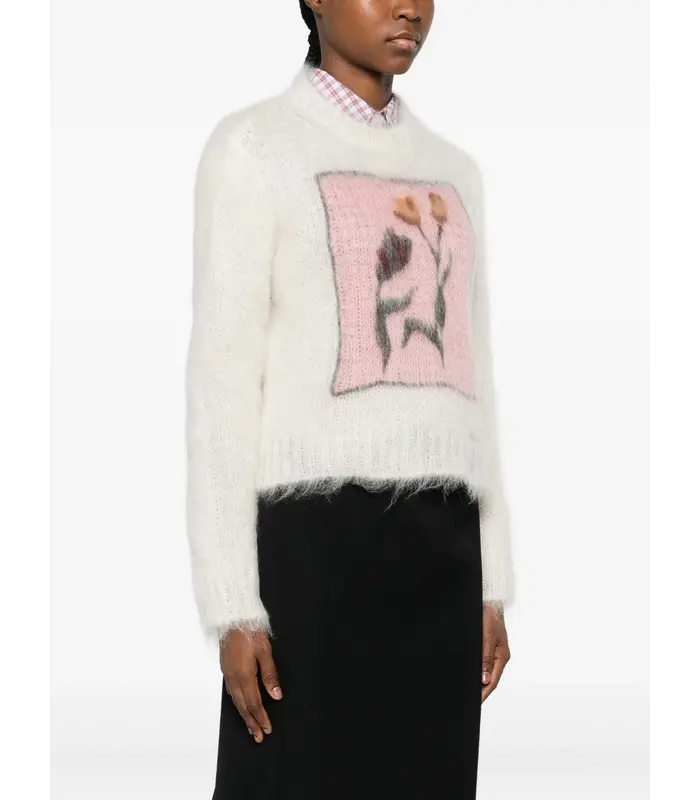 ROUNDNECK SWEATER WHITE
