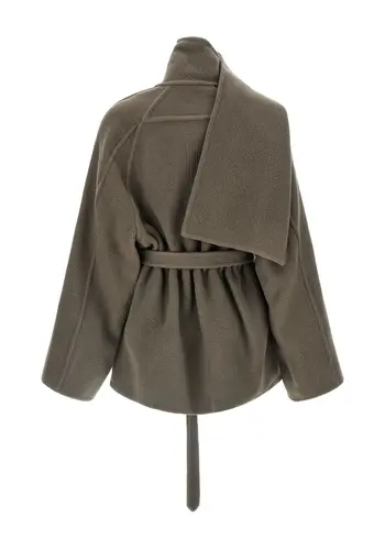 RICK OWENS scarf flight dust