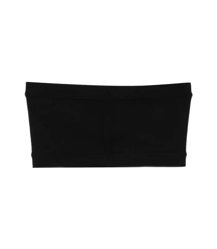 TOP IN MAGLIA EASY BANDEAU BLACK