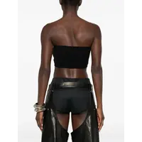 TOP IN MAGLIA EASY BANDEAU BLACK