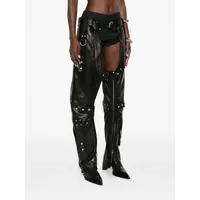 CINTURA IN PELLE LEO P CHAPS BLACK