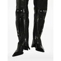 CINTURA IN PELLE LEO P CHAPS BLACK