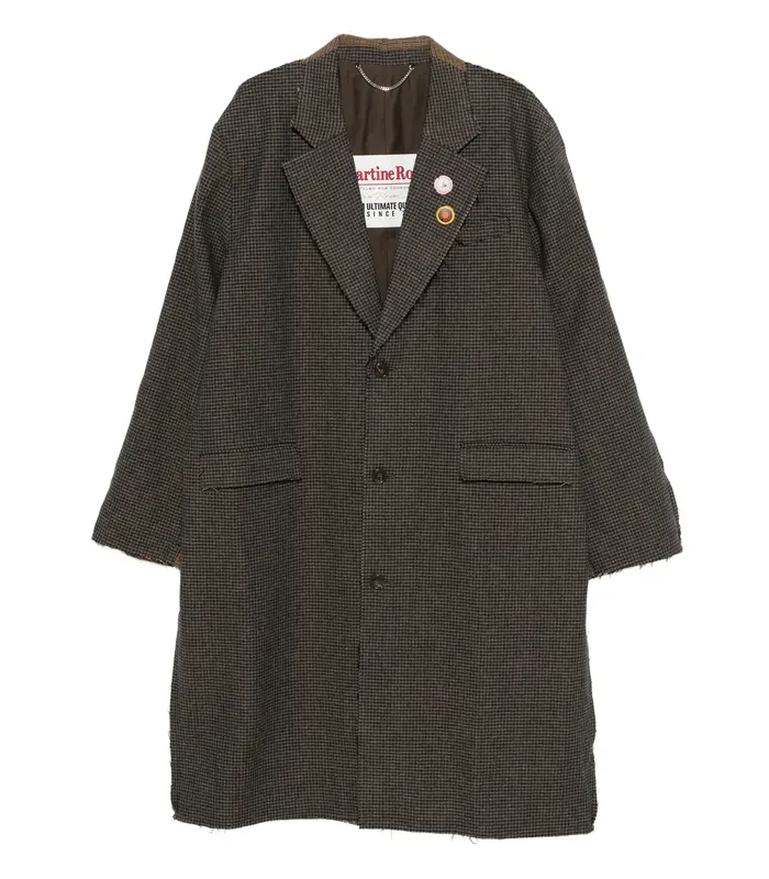 HALF & HALF OVERCOAT BROWN