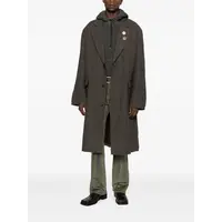 HALF & HALF OVERCOAT BROWN