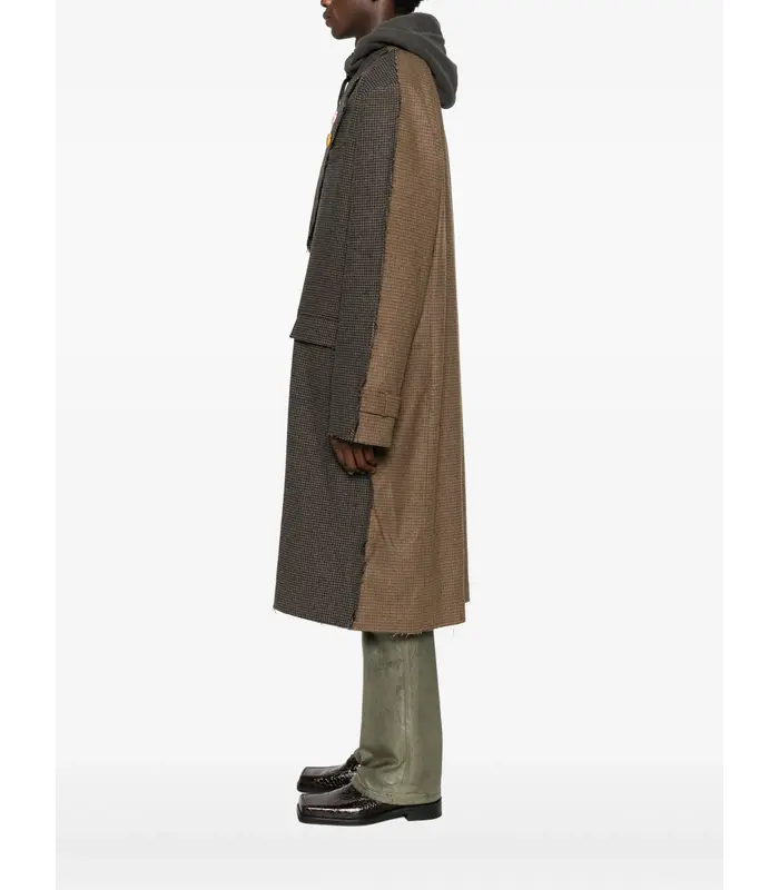 HALF & HALF OVERCOAT BROWN